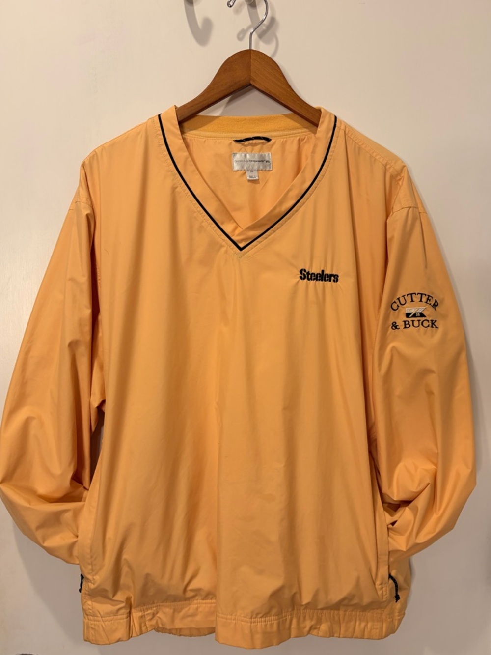 Pittsburgh Steelers NFL Vintage Cutter & Buck Steelers Men’s Windbreaker Jacket